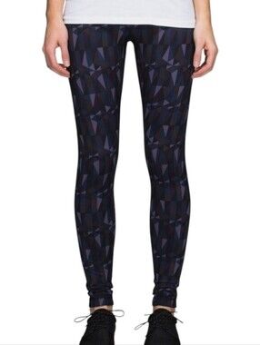Lululemon Wunder Under Pant Women 6 Stained Glass Nightfall Full On Luon Yoga